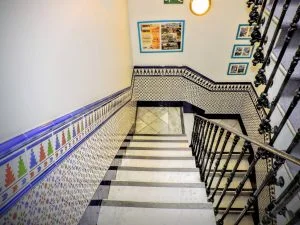 Stairway in our hostel