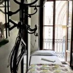 Cozy bedroom with its own balcony
